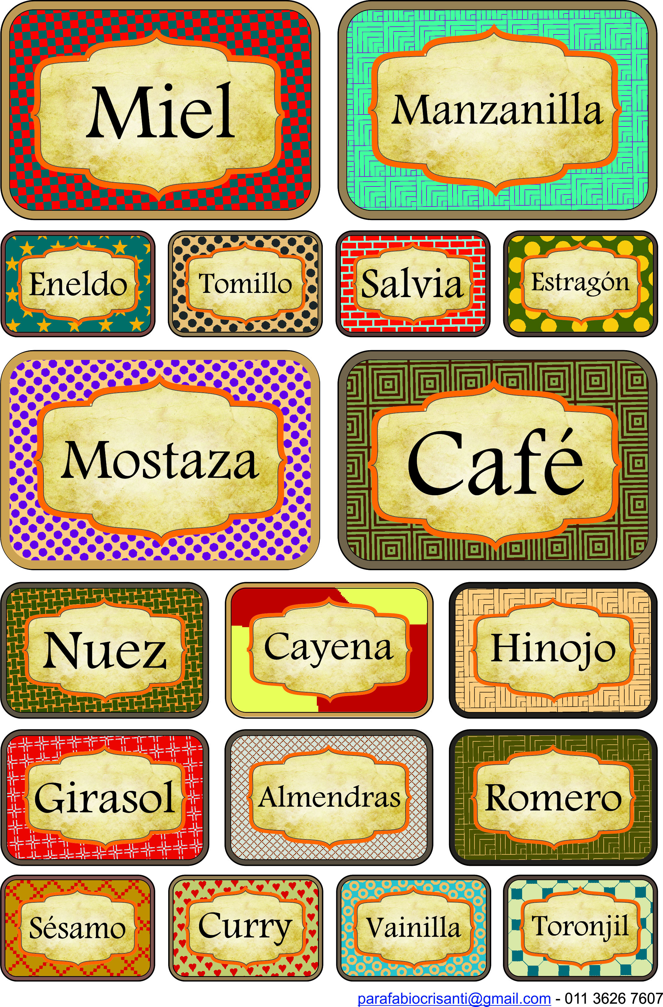 Etiquetas I — 2019 — Design digital — Fabio Crisanti